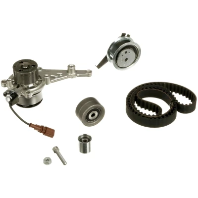 Abbildung von GATES KP15695XS 1 Wasserpumpe + Zahnriemensatz mit integriertem Abschaltkontakt, schaltbare VOLKSWAGEN: Passat B8 Variant