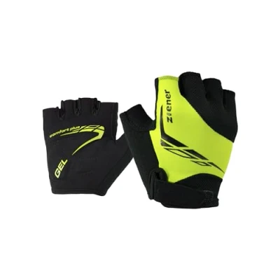Abbildung von Ziener Kinder CANIZO Fahrrad , Mountainbike Radsport Handschuhe Kurzfinger atmungsaktiv/dämpfend, lime green, XL