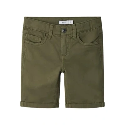 Abbildung von Name it Jeans Shorts für Kinder, Größe: 98, Deep lichen green
