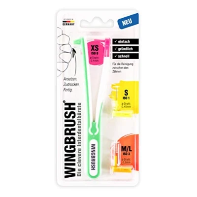 Abbildung von Wingbrush Starter set Interdentalbürste 3 Bürsten