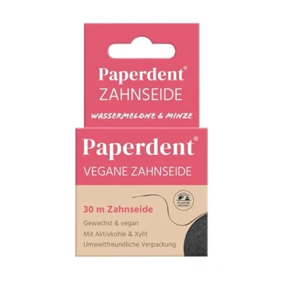 Abbildung von Paperdent Zahnseide Wassermelone Minze 6er Set