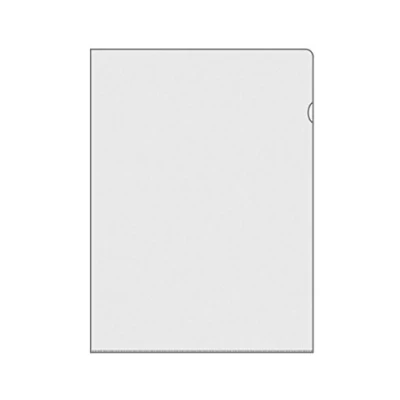 Abbildung von VELOFLEX 4545000 Aktenhüllen Hart PVC, DIN A4, glasklar, oben und seitlich offen, Klarsichthülle, 100 Stück