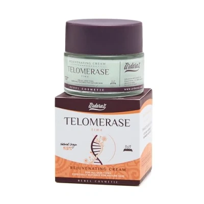 Abbildung von Ardaraz Feuchtigkeitsspendende Gesichtscreme Damen mit Telomerase und Hyaluronsäure. Anti Aging Creme Frauen, verjüngende Wirkung, straffere Haut. Ideal für reife Haut