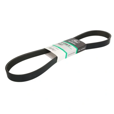 Abbildung von GATES 8PK1128HD Keilrippenriemen 1128 8 Polyester, EPDM (Ethylen Propylen Dien Kautschuk)