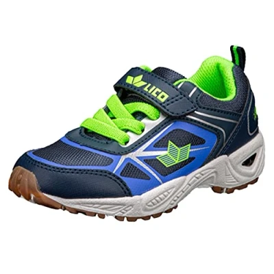 Abbildung von Lico Unisex Kinder Salford Vs Sneaker, Marine Blau Lemon, 34 EU