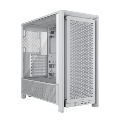 Abbildung von CORSAIR Frame 4000D Modulares Mid Tower ATX PC Gehäuse Hoher Luftstrom, InfiniRail™ Ventilator Montagesystem, ASUS BTF, MSI Project Zero, Gigabyte Stealth Weiß