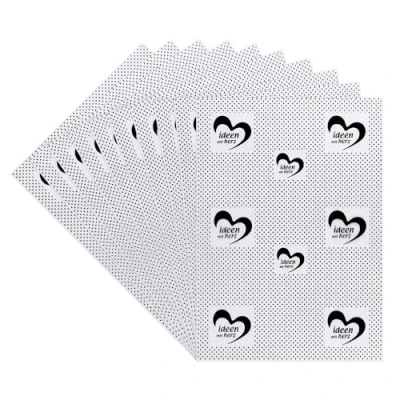 Abbildung von Ideen mit Herz Windradfolie selbstklebend transparent Folie Mobile 0,2 mm Din A4 10 Stück einseitig klebend