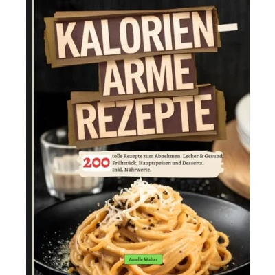 Abbildung von Kalorienarme Rezepte: 200 tolle Rezepte zum Abnehmen. Lecker &amp; Gesund. Frühstück, Hauptspeisen und Desserts. Inkl. Nährwerte.
