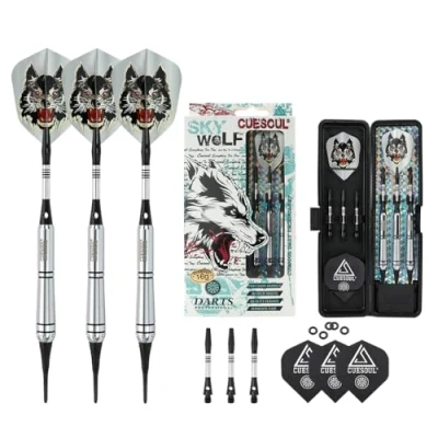Abbildung von CUESOUL New Soft Dartpfeile 3 Komplette Darts 16 Gramm Fässer F2205