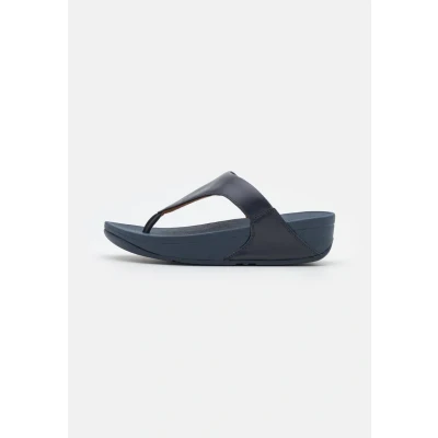 Abbildung von Fitflop LULU Toepost Zehentrenner, Damen, Größe: 37, Deepest blue Schuhe