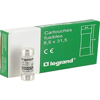 Abbildung von Legrand 013304 SICHERUNG 10X38MM 4A TYP GG