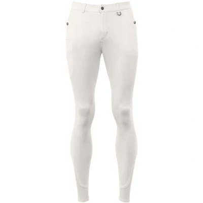 Abbildung von BR Reithose Maikel Silikon Kniebesatz Snow White 48
