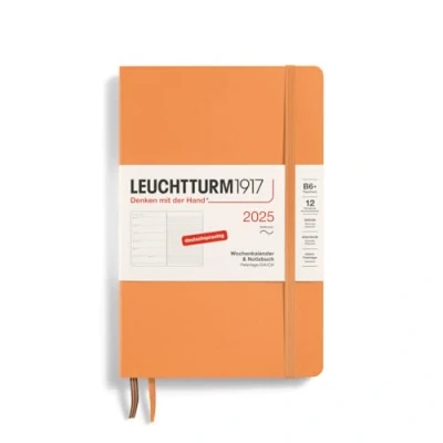 Abbildung von LEUCHTTURM1917 370522 Wochenkalender &amp; Notizbuch 2025, Paperback B6+ Softcover 12 Monats Planer, 80 g, liniert Apricot