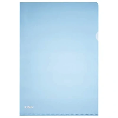 Abbildung von Herlitz 50009107 Aktenhülle A4 Pyramide, blau, 10 Stück im Polybeutel