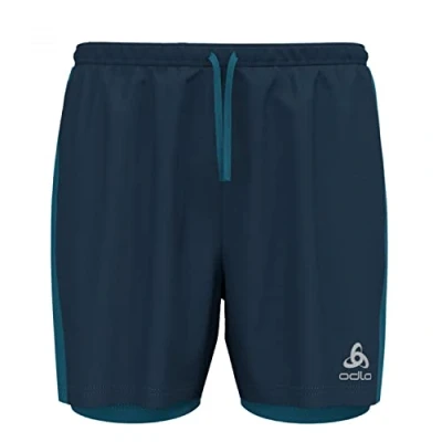 Abbildung von Odlo 2in1 Essential 5in Shorts Herren Blau, Größe S