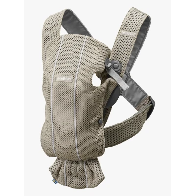 Abbildung von BabyBjörn Mini Babytrage 3D Mesh, Grey Beige