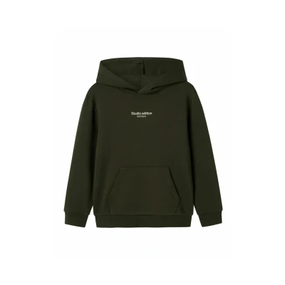 Abbildung von Name it Nkmbrody NOOS Kapuzenpullover für Kinder, Größe: 116, Rosin