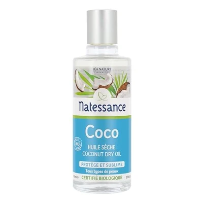 Abbildung von Natessance Bio Kosmetik Kokosnuss Trockenöl 100 ml