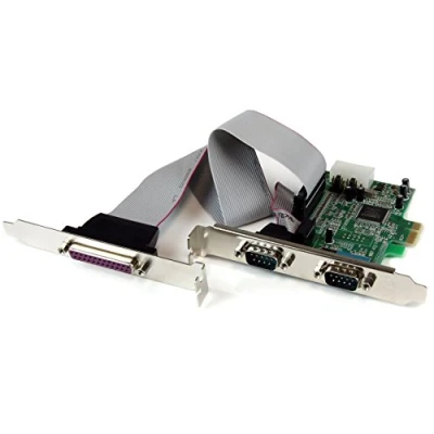 Abbildung von StarTech.com 2S1P Seriell/Parallel RS232 PCI Express Karte mit 16550 UART DB9/RS 232 PCIe