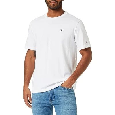 Abbildung von Champion Crewneck Tshirt basic, Herren, Größe: Small, White