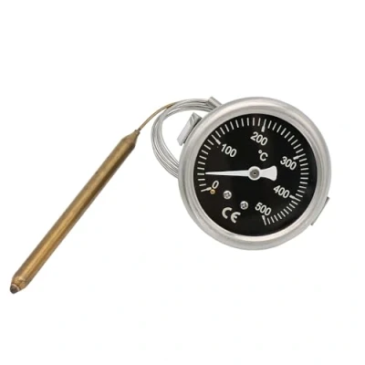 Abbildung von Pizzaofen Elektroofen Brotofen Thermometer Zeiger Temperaturanzeige 500 Grad 304 Edelstahl