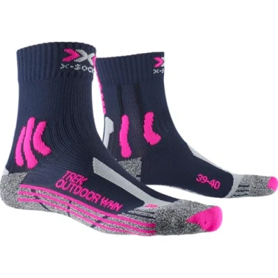 Abbildung von X Socks Bionic Bionix Trek Outdoor Socke A056 Midnight Blue/Pink/Lt Grey Melange 41/42
