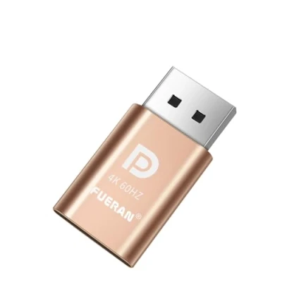 Abbildung von FUERAN Dummy Plug Headless Ghost Display Emulator Premium Aluminum PC（Fit 1920x1080 New 4RD@60Hz） (DP 4K 60Hz)