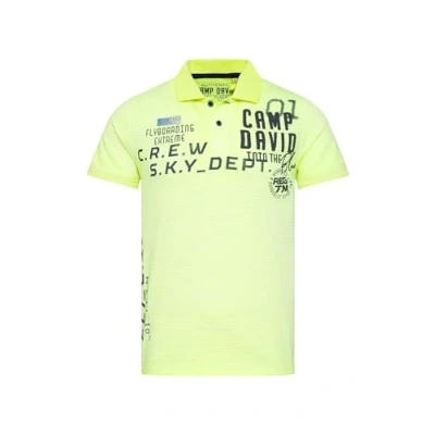 Abbildung von CAMP DAVID Poloshirt, mit Logo Print