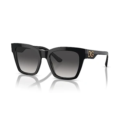 Abbildung von Dolce&amp;Gabbana Sonnenbrille, Damen, Größe: 53, Black