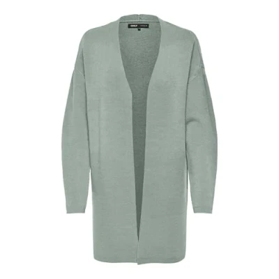 Abbildung von ONLY Damen Onlfrida Life Ls Open Cardigan Cc KNT Strickjacke, Aqua Gray, XS EU