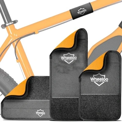 Abbildung von Fahrrad Rahmenschutz 3er Set I Transportschutz passend für Thule Fahrradträger Carbon Rahmen Schutz Anhänger E Bike Zubehör ebike Befestigung universal