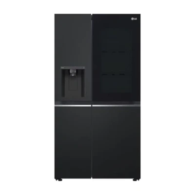 Abbildung von LG GSGV81EPLL Side by Kühlschrank mit Instaview Eis , Crushed Ice und Wasserspender Total No Frost DoorCooling+ Essence Matte Black