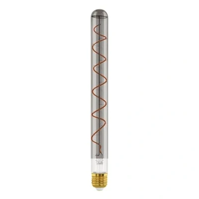 Abbildung von EGLO E27 Lampe dimmbar, Spiral LED Glühbirne in Stabform, Vintage Deko Leuchtmittel, 4 Watt (entspricht 7 Watt), 50 Lumen, warmweiß, 1700 K, Edison Birne Retro T30, Ø 3 cm