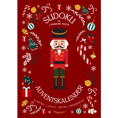 Abbildung von Sudoku Adventskalender: 24 Sudokus mit besinnlichen Gedichten und Sprüchen zur Einstimmung auf die Weihnachtszeit extra groß im A4 Format