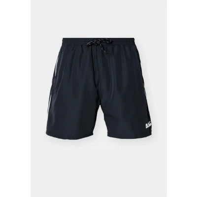 Abbildung von BOSS Herren Starfish Schnell trocknende Badeshorts mit Kontrast Details Schwarz001 M