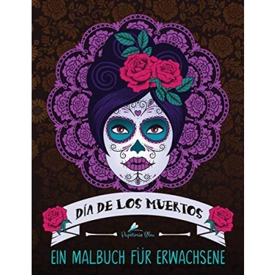 Abbildung von Dia De Los Muertos: Ein Malbuch für Erwachsene