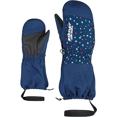 Abbildung von Ziener Mädchen LEVI AS Minis Glove Ski Handschuhe/Wintersport wasserdicht, atmungsaktiv, Snowflake Print, 92cm