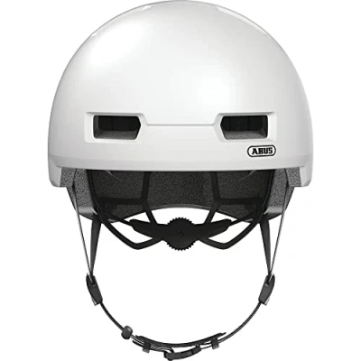 Abbildung von ABUS 40394 Fahrradhelm, Silber/Weiß, S (52 56 cm)
