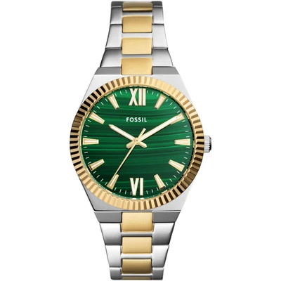 Abbildung von Fossil Scarlette Uhr silvercoloured, Damen, Größe: One Size, Silver/coloured