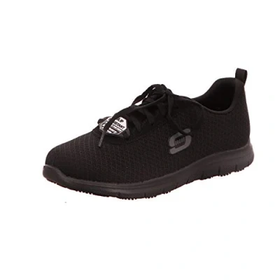Abbildung von Skechers Damen Ghenter Bronaugh Sneaker, Black Mesh Water And Stain Repellent Treatmen, 39 EU
