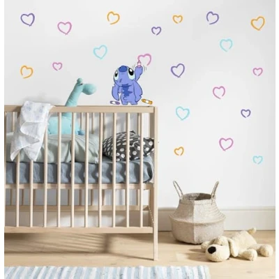 Abbildung von Komar Wandtattoo Stitch Artist Größe 50 x 70 cm Disney, Wandsticker, Kinderzimmer, Aufkleber, Bunt