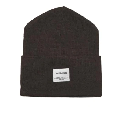 Abbildung von JACK &amp; JONES Herren Mütze JACLONG Knit Beanie One Size Schwarz Grau Rot Grün, Größe:One Size, Farbe:Chocolate Torte 12150627