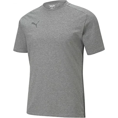 Abbildung von PUMA Herren Teamcup Casuals Tee Shirt, Medium Gray Heather Smoked Pearl, L