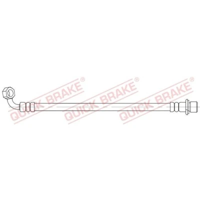 Abbildung von QUICK BRAKE 58.016 Bremsschläuche 240 TOYOTA: Land Cruiser Prado 120