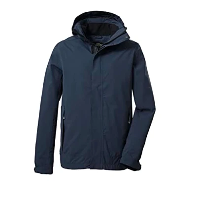 Abbildung von Killtec Herren Funktionsjacke/Outdoorjacke mit abzippbarer Kapuze KOS 87 MN JCKT_XENIOS; dunkelblau, S, 39147 000