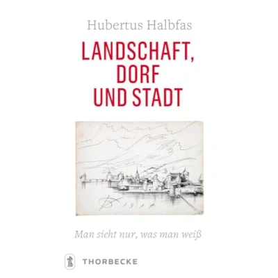Abbildung von Landschaft, Dorf und Stadt: man sieht nur, was weiß