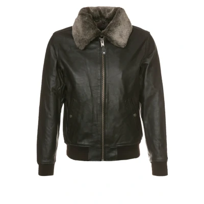 Abbildung von Schott Lederjacke, Herren, Größe: XXL, Dark brown