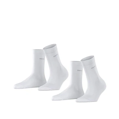 Abbildung von Esprit Basic EASY 2PACK UNI Socken, Damen, Größe: 39 42, White (2000)