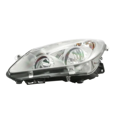 Abbildung von VALEO 043375 Scheinwerfer links H7, H1, W5W, PY21W Halogen transparent mit Abblendlicht für Rechtsverkehr ORIGINAL TEIL Stellmotor LWR