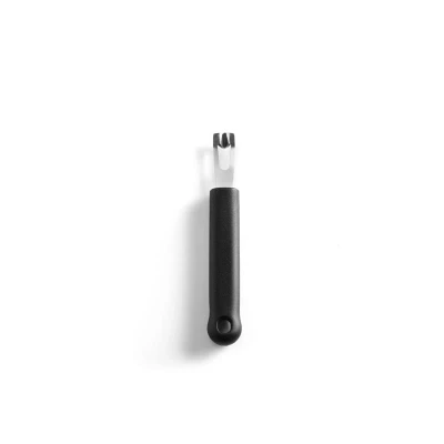 Abbildung von HENDI Kanalmesser 15,5 cm Edelstahl PP Griff schwarz Dekoriermesser